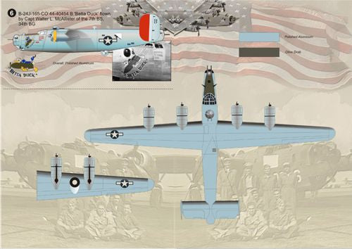 Print Scale PSL72060 1:72 Consolidated B-24 Liberator [B-24H B-24J B-24D] 1