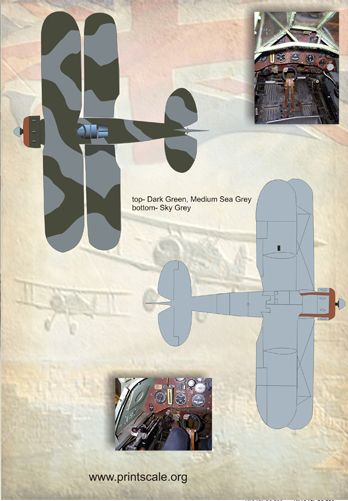 Print Scale PSL72062 1:72 Gloster Gladiator Part 1 1