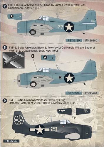 Print Scale PSL72066 1:72 Grumman Wildcat and Martlet Aces / 72-066 / 1
