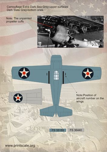 Print Scale PSL72066 1:72 Grumman Wildcat and Martlet Aces / 72-066 / 1