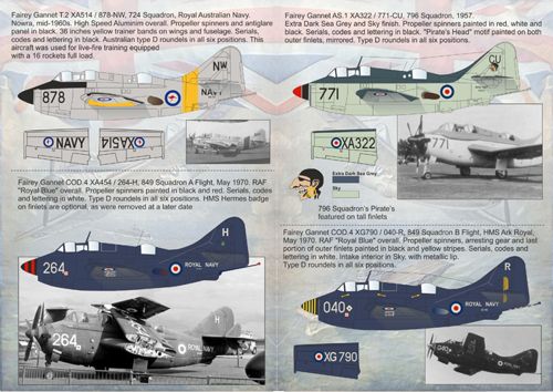 Print Scale PSL72069 1:72 Fairey Gannet