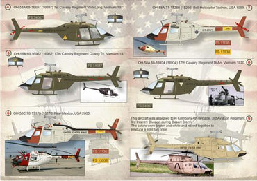 Print Scale PSL72070 1:72 Bell OH-58 'Kiowa' 1
