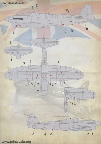Print Scale PSL72086 1:72 Fairey Firefly