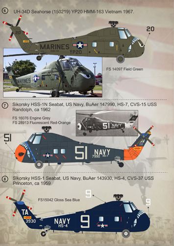Print Scale PSL72088 1:72 Sikorsky H-34 1