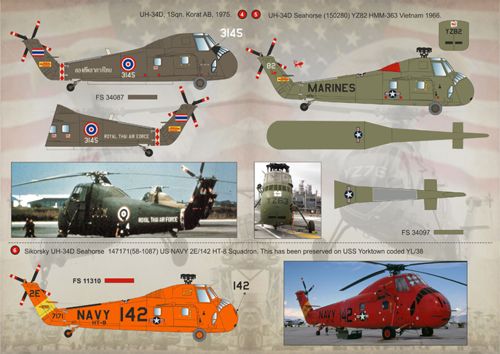 Print Scale PSL72092 1:72 Sikorsky H-34 Part-2 1