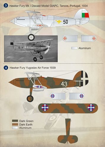 Print Scale PSL72093 1:72 Hawker Fury 1