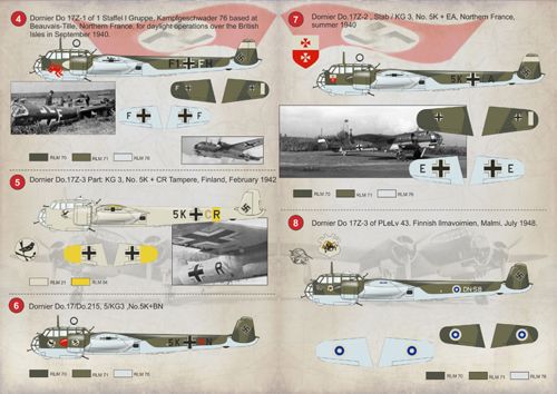 Print Scale PSL72098 1:72 Dornier Do-17 1