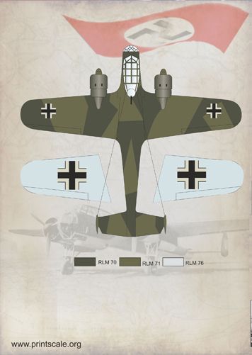 Print Scale PSL72098 1:72 Dornier Do-17 1