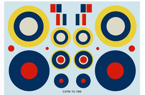 Print Scale PSL72099 1:72 Armstrong-Whitworth A.W.38 Whitley Decals