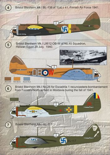 Print Scale PSL72100 1:72 Bristol Blenheim 1