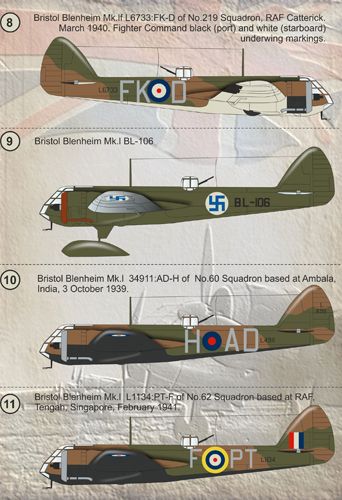 Print Scale PSL72100 1:72 Bristol Blenheim 1