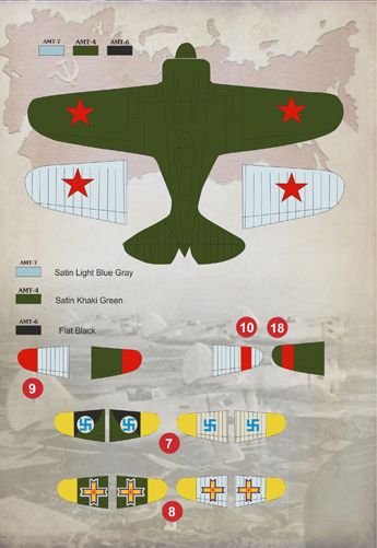 Print Scale PSL72101 1:72 Polikarpov I-16 1