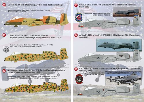 Print Scale PSL72102 1:72 Fairchild A-10 Thunderbolt II 1