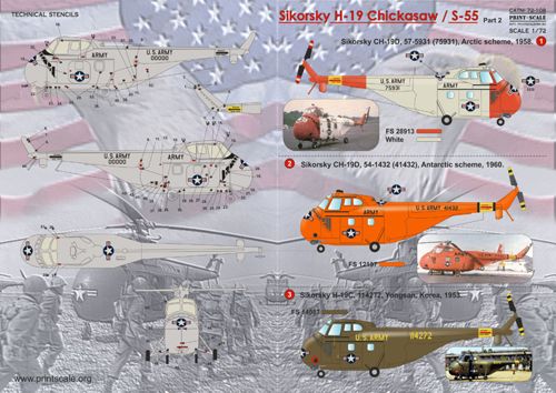 Print Scale PSL72108 1:72 Sikorsky H-19 Part 2 1