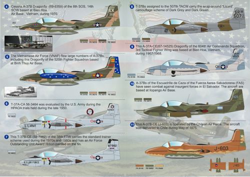 Print Scale PSL72111 1:72 Cessna A-37 Dragonfly 1