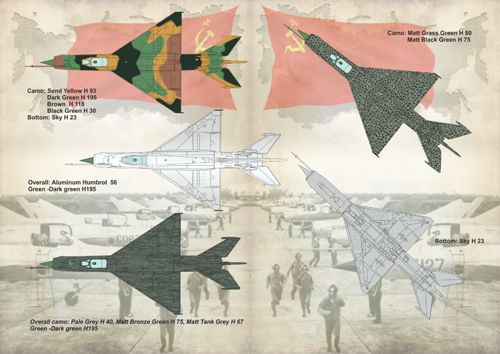 Print Scale PSL72116 1:72 MIG Air force of the Vietnam war 1
