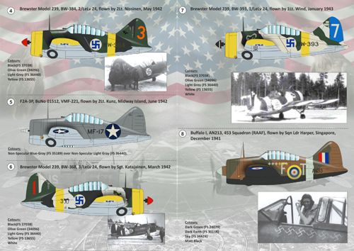 Print Scale PSL72117 1:72 Brewster F2A Buffalo 1