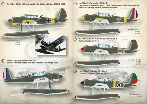 Print Scale PSL72119 1:72 Arado Ar-196 1