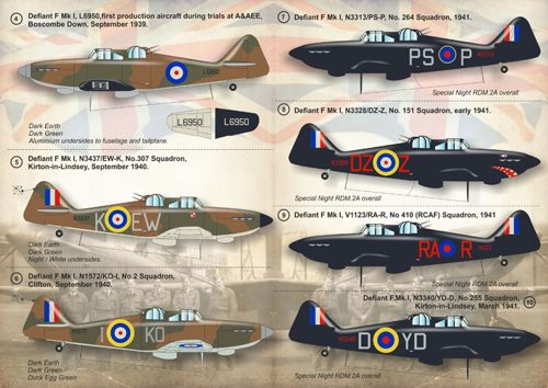 Print Scale PSL72120 1:72 Boulton-Paul Defiant 1