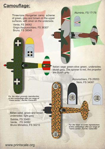 Print Scale PSL72121 1:72 Fiat CR.42 Falco 1