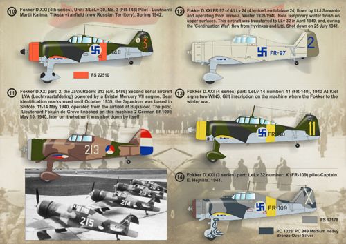 Print Scale PSL72123 1:72 Fokker D.XXI 1