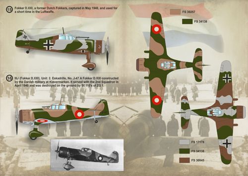 Print Scale PSL72123 1:72 Fokker D.XXI 1