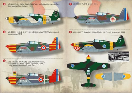 Print Scale PSL72127 1:72 Morane-Saulnier MS.406C1 1