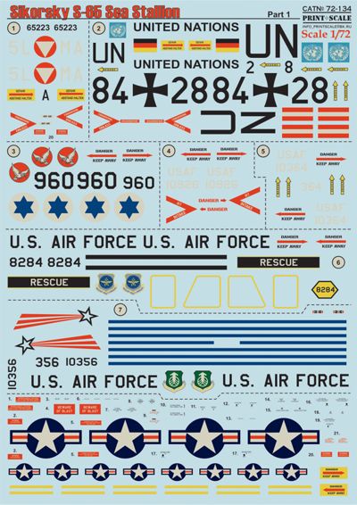 Print Scale PSL72134 1:72 Sikorsky S-65 Sea Stallion Part 1 1