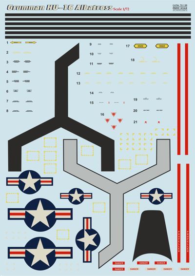 Print Scale PSL72136 1:72 Grumman HU-16 Albatross