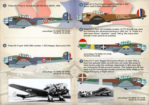 Print Scale PSL72138 1:72 Potez 63 1