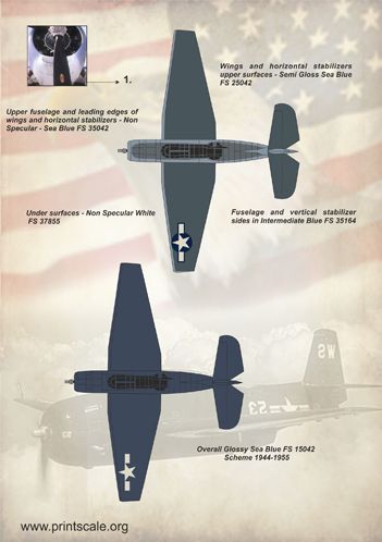 Print Scale PSL72140 1:72 Grumman TBF Avenger 1