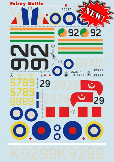 Print Scale PSL72141 1:72 Fairey Battle 1