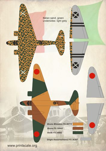 Print Scale PSL72142 1:72 Fiat BR.20 Cicogna 1