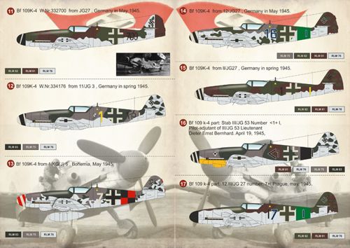 Print Scale PSL72146 1:72 Messerschmitt Bf-109K 1