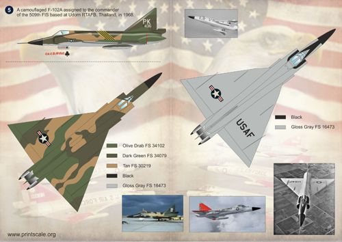 Print Scale PSL72147 1:72 Convair F-102A Delta Dagger Part 1 / 72-147 / 1
