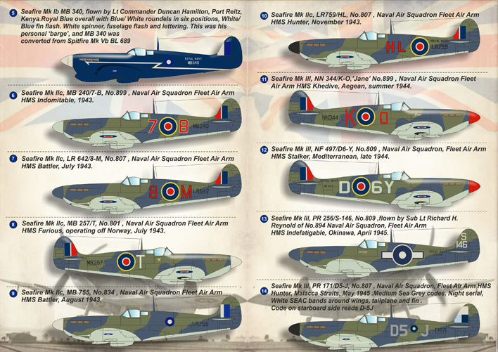 Print Scale PSL72152 1:72 Supermarine Seafire 1