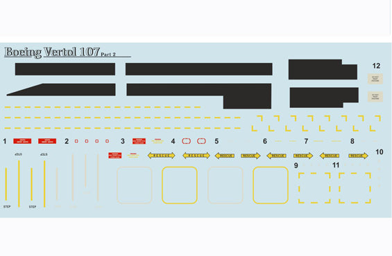 Print Scale PSL72153 1:72 Boeing Vertol 107 Part 2 1