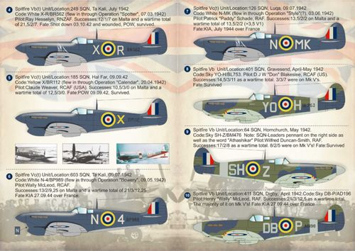 Print Scale PSL72155 1:72 Supermarine Spitfire Mk.V 1