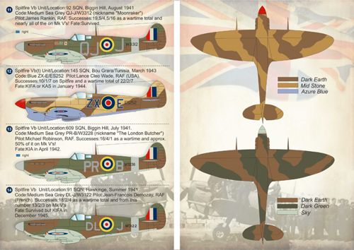 Print Scale PSL72155 1:72 Supermarine Spitfire Mk.V 1