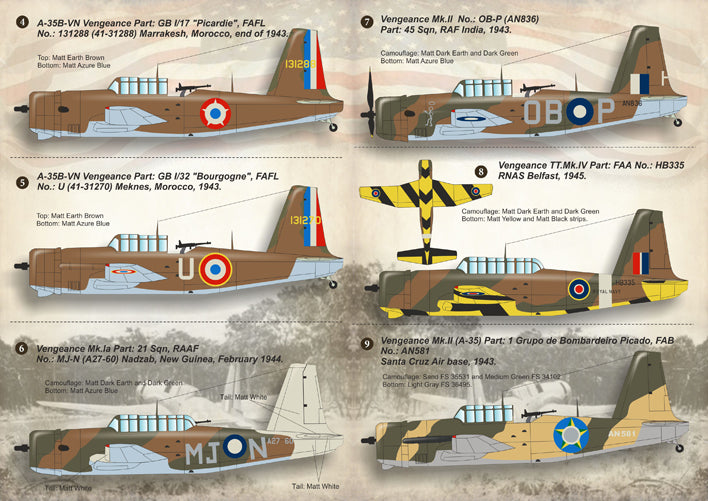 Print Scale PSL72157 1:72 Vultee Vengeance 1