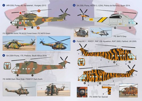 Print Scale PSL72162 1:72 Aerospatiale SA.330 Puma 1