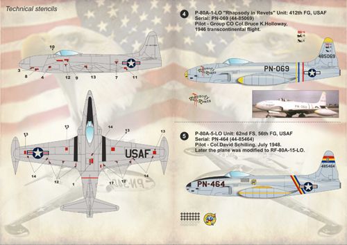 Print Scale PSL72168 1:72 Lockheed F-80C Shooting Star