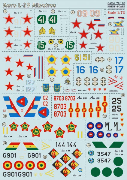 Print Scale PSL72176 1:72 Aero L-39 Albatros 1