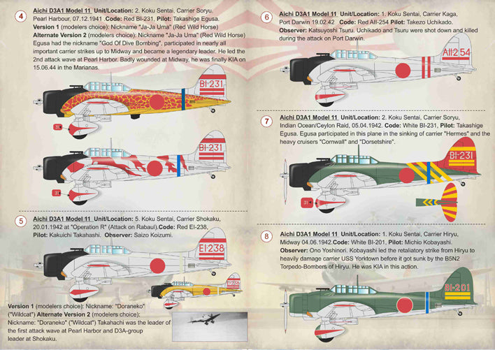 Print Scale PSL72180 1:72 Aichi D3A1 Val 1