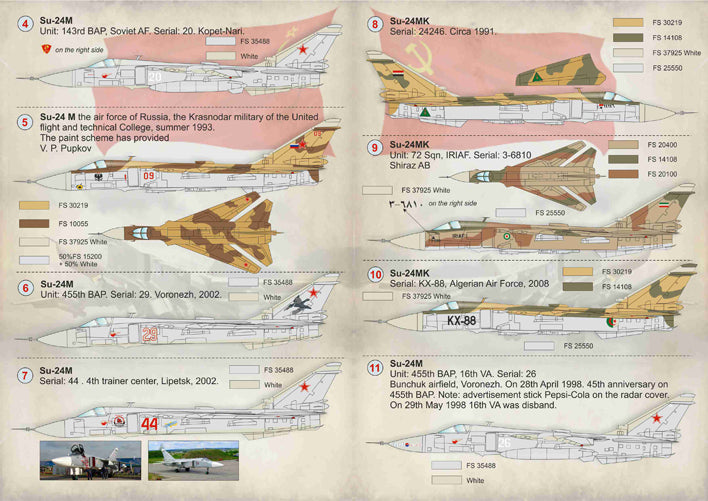 Print Scale PSL72184 1:72 Sukhoi Su-24 1