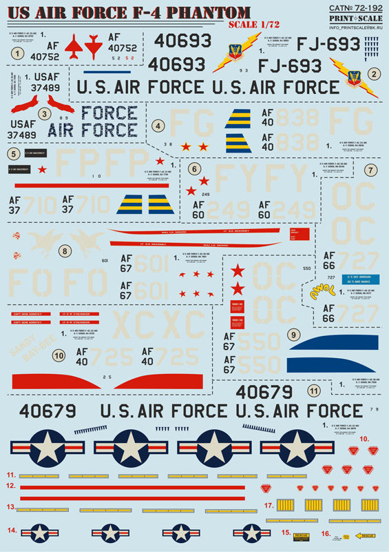 Print Scale PSL72192 1:72 U.S
