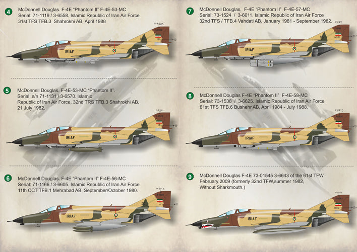 Print Scale PSL72202 1:72 McDonnell RF-4 Phantom IRIAF