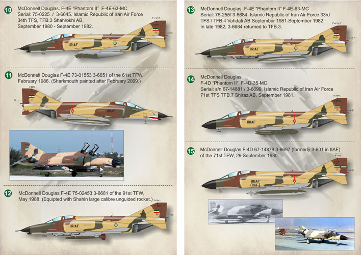Print Scale PSL72202 1:72 McDonnell RF-4 Phantom IRIAF
