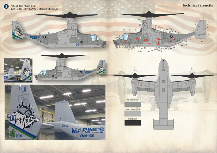 Print Scale PSL72204 1:72 Bell-Boeing V-22 Osprey 1