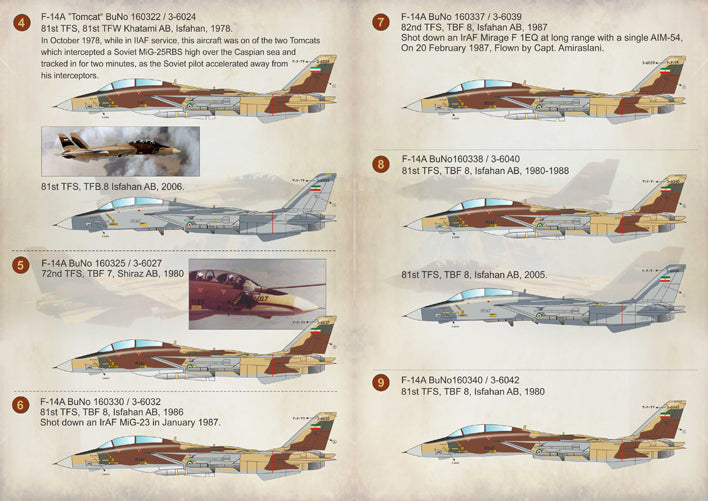 Print Scale PSL72211 1:72 Iranian Grumman F-14A Tomcat